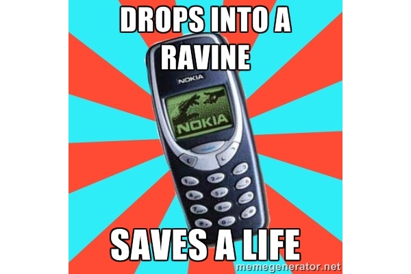 Vanha Nokian puhelin pelasti patikoijan hengen