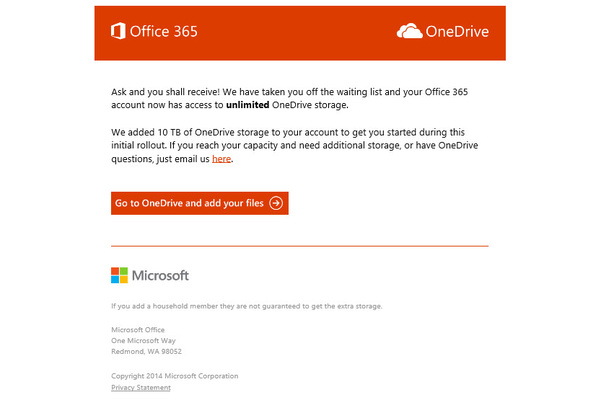 Jatkossa voit varmuuskopioida kaikki kiintolevysi OneDriveen – rajattomasti tilaa tarjolla Office 365 -käyttäjille