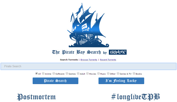 Pirate Bay terug via IsoHunt