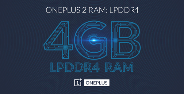 OnePlus 2 will feature 4GB LPDDR4 RAM