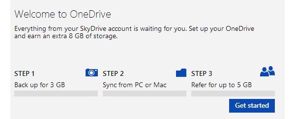 Microsoft giving away up to 8GB free OneDrive cloud storage