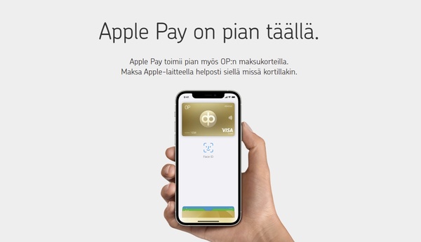 Vihdoinkin: Apple Pay toimii nyt Osuuspankkien korteilla