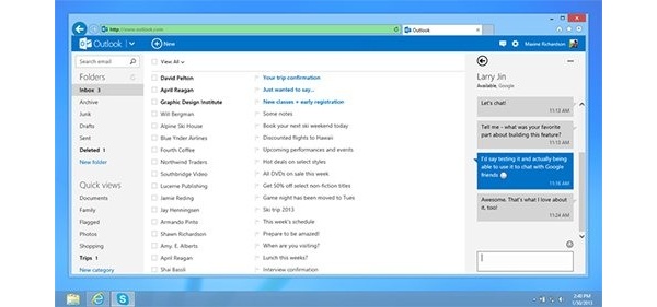 Outlook.com gets Google Talk integration