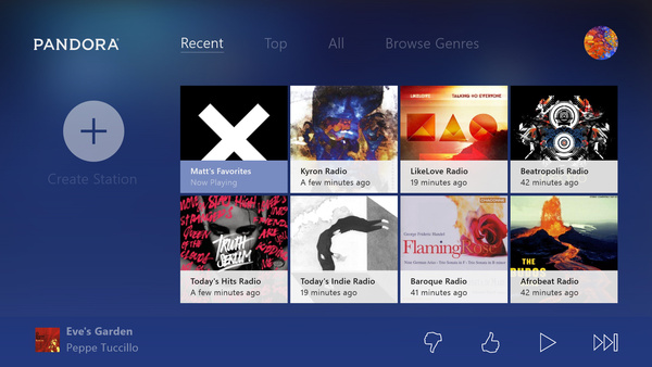 New Pandora app for Xbox One allows background streaming while you game