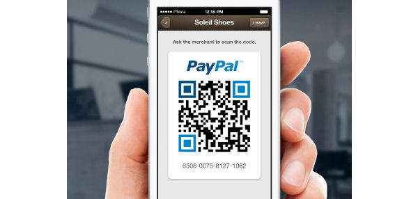 PayPal intros payment by QR code