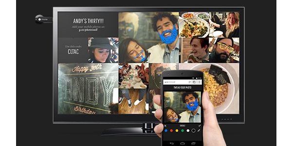 Google Photowall for Chromecast - foto's op je tv-scherm