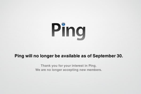 Apple shutting down failed Ping music social network