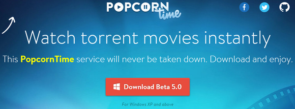 Popcorn Time for desktop gets major update to 5.0 including touch screen support