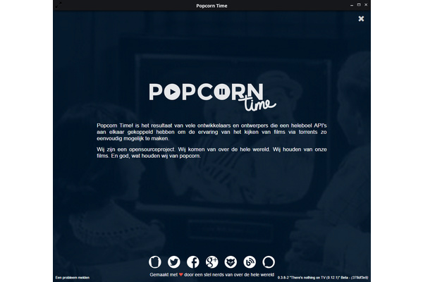 Origineel Popcorn Time team steunt populaire Popcorn Time fork