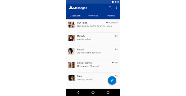 Sony launches PlayStation Messages app for Android, iOS