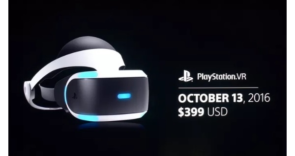 PlayStation VR has an official release date, October 13th