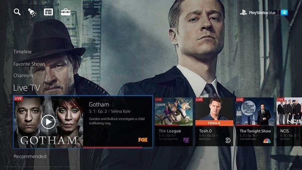 Sony's PlayStation Vue live streaming TV service is here