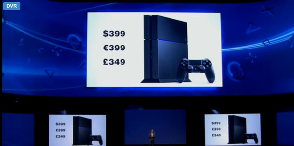 Sony E3 Keynote: PlayStation 4 priced at $399 in U.S., will launch in November