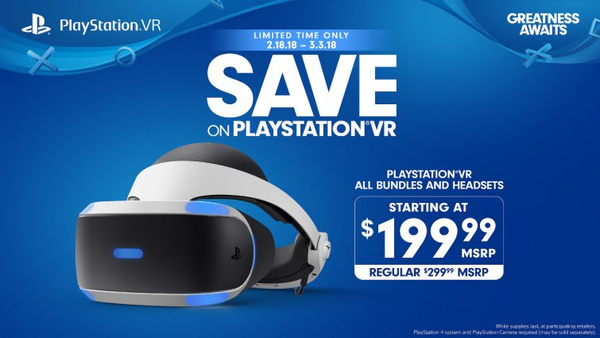 Sony cuts $100 from PSVR bundles