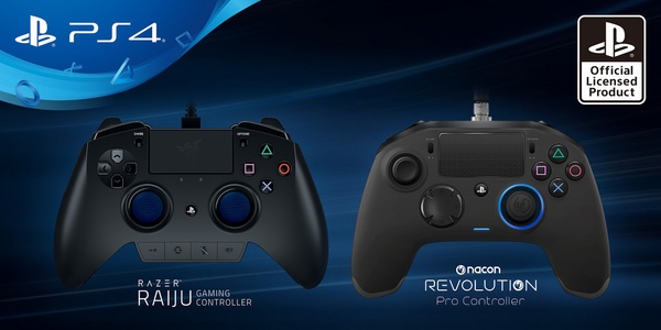 Sony shows off two licensed pro controllers for the PS4