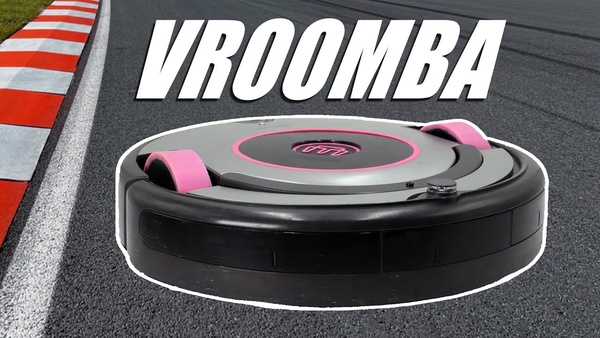 Uusi maailmanennätys hyväksyttiin: Maailman nopein robotti-imuri, Vroomba, kulkee 57 km/h - video!