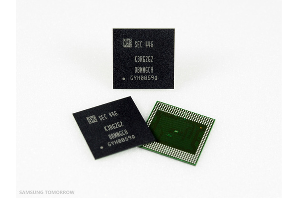 Samsung aloitti uuden sukupolven muistien tuotannon älypuhelimiin ja tabletteihin