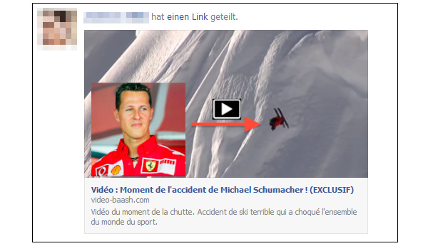 Oppassen voor filmpje ongeluk Michael Schumacher