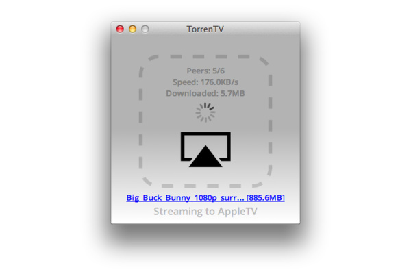 TorrenTV streamt torrents en video's direct naar AppleTV
