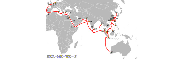 Men arrested for trying to sever undersea Internet cable