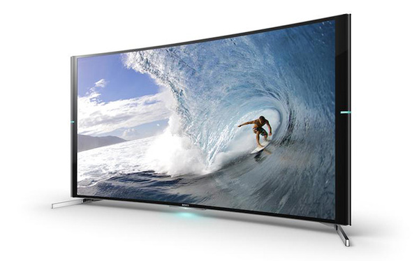 Sony shows off Curved 4K HDTVs