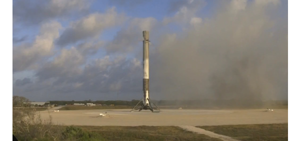 WATCH: SpaceX rocket landing as you've never seen one before