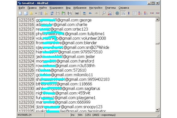 Russian hacker releases 5 million old Gmail accounts and passwords