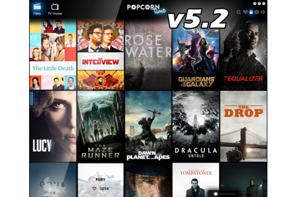 Nieuwe releases Popcorn Time (Time4Popcorn)