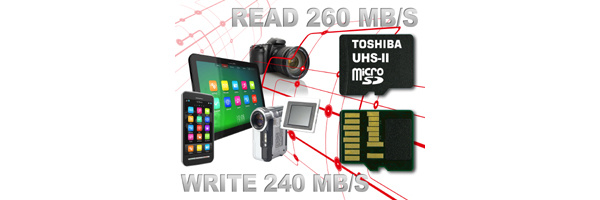 Toshiba shows off 'world's fastest' microSD cards
