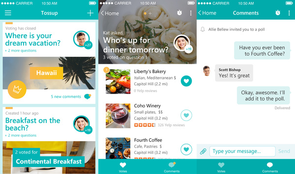 Microsoft creates new social app, Tossup, to help you make plans