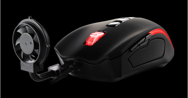 Thermaltake julkaisi pelihiiren irrotettavalla tuulettimella