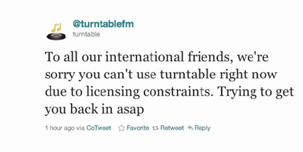 Turntable.fm no longer available for international fans