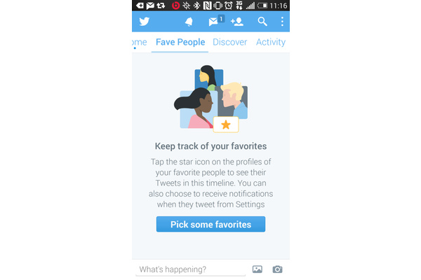 Twitter test 'Fave People' timeline met tweets van favoriete accounts