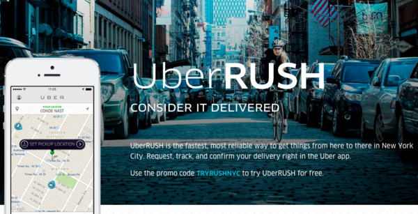 UberRUSH is here for on-demand deliveries