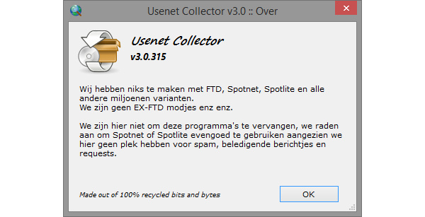 Usenet Collector, yet another Spotnet-kloon?