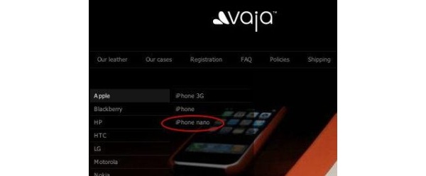 Jo toinen kotelovalmistaja mukaan iPhone nano -saagaan