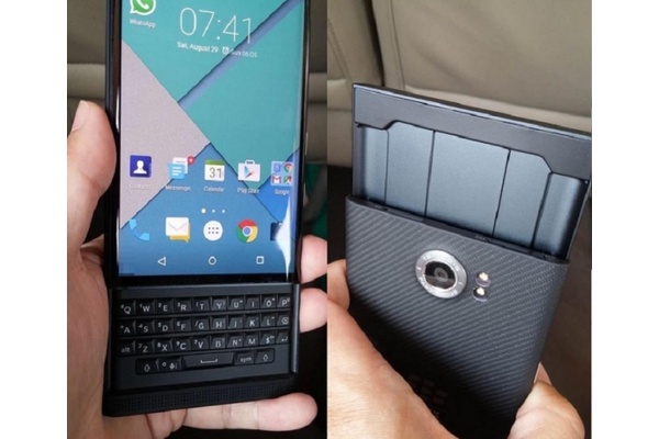 We have more photos of the Android-powered BlackBerry slider phone