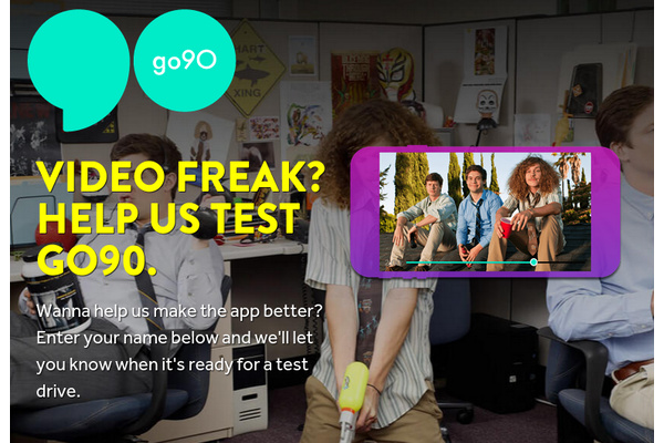 Verizon's new mobile video service is called Go90