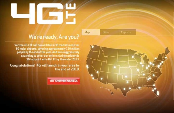 Verizon prices 4G data plans