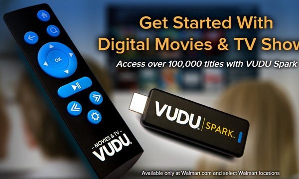 Walmart begins selling their own streaming stick, the Vudu Spark