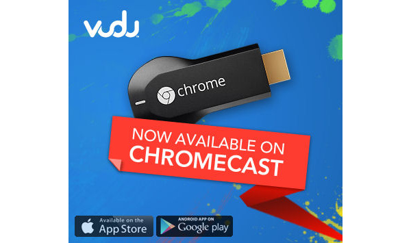 VUDU, Rdio en Crackle nu met Chromecast ondersteuning