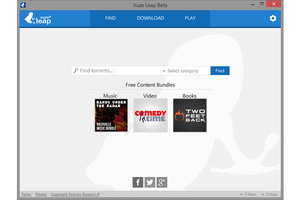 Vuze lanceert Leap, een lichtgewicht versie van de BitTorrent-client