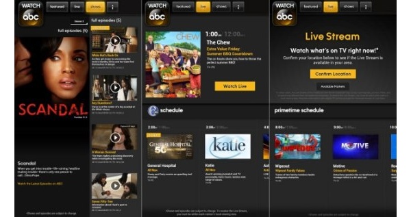 Disney adds ABC livestreaming app to Kindle