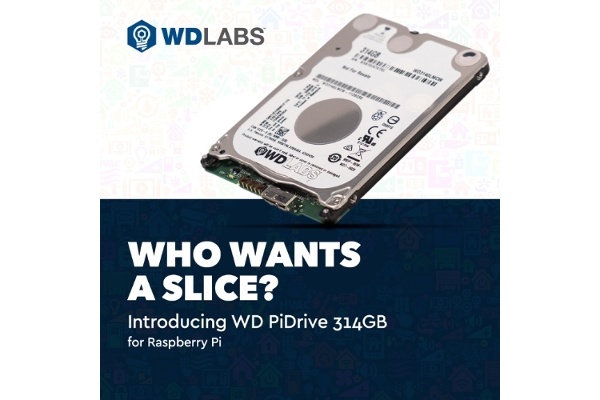 Western Digital releases 314GB PiDrive for Raspberry Pi computers