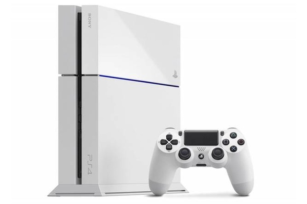 Up close and personal with the new white colorway PlayStation 4