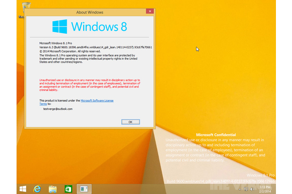 Windows 8.1 Update 1 vroegtijdig gelekt
