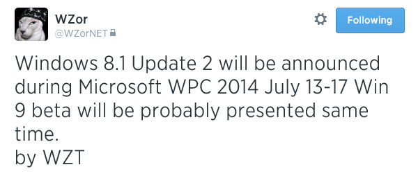 Windows 8.1 Update 2 RTM imminent?