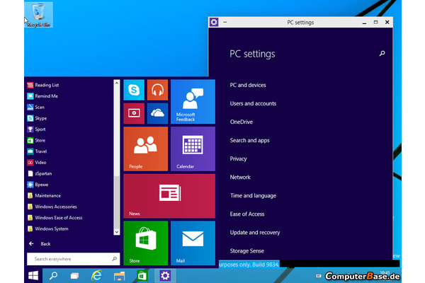 Uusia kuvakaappauksia Windows 9:stä julki
