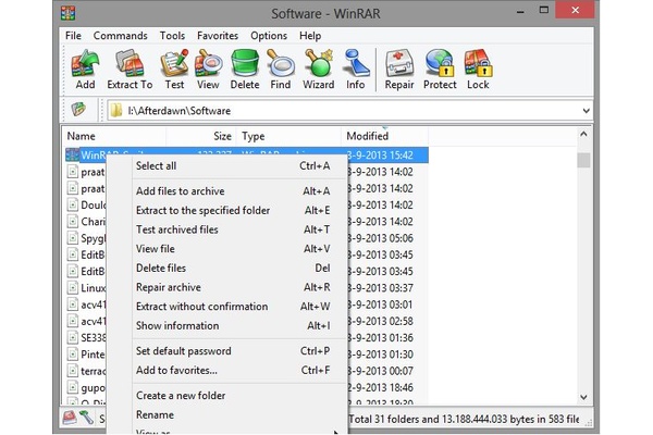 WinRAR 5.70 Final released with improvements and bug fixes
