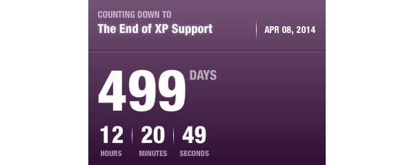 Ondersteuning voor Windows XP stopt over 499 dagen
